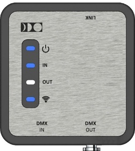 LAKYX device, front view with status LEDs